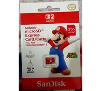 SanDisk MicroSD 256GB Express Card - Nintendo Switch 2 - New & Sealed