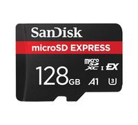 SanDisk microSD Express Card, 12GB mSD card, Read speeds up to 880 MB/s, Write Speeds up to 480MB/s, Sustained Write 100MB/s, SanDisk QuickFlow Technology, ThermAdapt, UHS-I, U3, C10