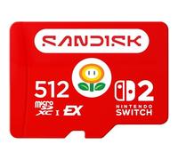 SANDISK microSD Express Card for Nintendo Switch 2, 512GB (Speeds up to 880MB/s Read/650MB/s Write, Full HD)