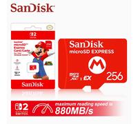 SanDisk microSD Express memory card High Speed microSDXC 256GB Raed Speed up to 880MB/s for Nintendo Switch 2 Memory Card Game