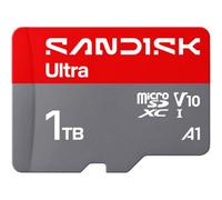 Sandisk Microsdxc 1 Tb, Uhs-I Card + Sd Adapter (Up To 195 Mb / S Read Speed, Full Hd Video, V 10, U 1, C 10, A 1) Storage