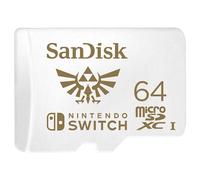 SANDISK NINTENDO SWITCH LEGEND OF ZELDA MICROSDXC MEMORY CARD 64GB WHITE NEW
