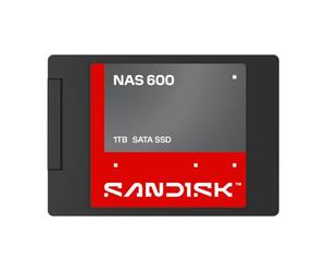 SanDisk NAS 600 SATA SSD 1TB, Up to 560MB/s Sequential Read Speeds | 2.5”/7mm, endurance rating up to 600TBW, NAS Storage, Designed for continuous operation in 24/7 NAS environments