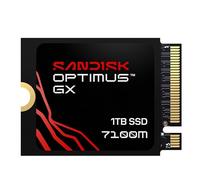 SANDISK Optimus GX 7100M NVMe SSD 1TB (Up to 7,250/6,900 MB/s Read/Write speeds, M.2 2230, PCIe 4.0, for compatible Steam Deck, MSI Claw, Microsoft Surface, or Dell laptop)