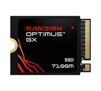 SANDISK Optimus GX 7100M NVMe SSD 2TB (Up to 7,250/6,900 MB/s Read/Write speeds, M.2 2230, PCIe 4.0, for compatible Steam Deck, MSI Claw, Microsoft Surface, or Dell laptop)