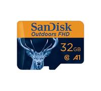 SanDisk Outdoors FHD microSDHC UHS-I Memory Card with Adapter - 32GB (Orange)