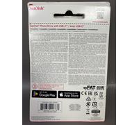 SanDisk Phone Drive for USB Type-C devices 128GB (for smartphones, tablets, and computers, speeds up to 150MB/s, autobackup, data recovery) Arctic White