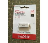 SanDisk Phone Drive 256 GB USB Type-C 150 MB/s White - Extra Phone Storage