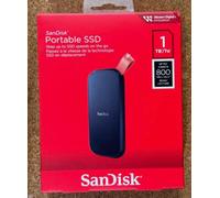 SANDISK PORTABLE SSD 1 TB HIGH SPEED PORTABLE SSD DISK DRIVE 800MBP/S - NEW