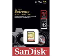 SanDisk SD Extreme 256GB Class 10 150MBs SDXC UHS-1 4K V30 Memory Card