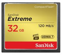 SanDisk SDCFXS-032G-X46 Extreme CompactFlash UDMA7 Memory Card up to 120 MB/s