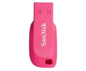SanDisk SDCZ50C-016G-B35PE 16 GB Cruzer Blade USB Flash Drive - Electric Pink