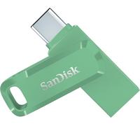SANDISK Ultra Dual Drive Go 256GB, USB-C & USB-A, Up to 400MB/s Read Speeds | USB Memory Stick, Reversible Connectors for USB-C Smartphones, Tablets, & Mac, Automatic Backup, USB 3.2 Gen 1, Green