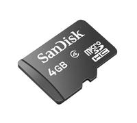 SanDisk 4 GB MicroSDHC Card Only (Label May Change) - Traditional Packaging