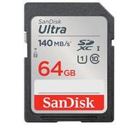 SANDISK SDSDUNB-064G-GN6IN SDXC CARD, ULTRA, 64GB 140MB/S C10