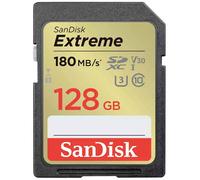 SanDisk Extreme SDXC Card 128 GB Black, Gold