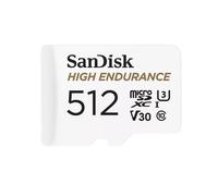 SanDisk 512GB High Endurance MicroSDXC Card R/100MBs W/40MBs for DashCam Monitor