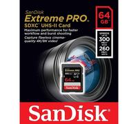 SanDisk SDXC Extreme Pro 64GB 300MB/S UHS-II V90