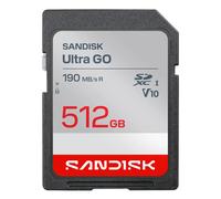 SanDisk SDXC Ultra Go 512GB 190 MB/s UHS-I- V10- U1- C10