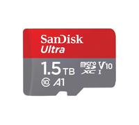 SanDisk Ultra - Flash memory card (microSDXC to SD adapter included) - 1.5 TB - A1 / UHS Class 1 / Class10 - microSDXC U