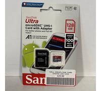 SanDisk Ultra 128GB Class 10 UHS-I SDXC Memory Card (SDSQUAR-128G-GN6MA)