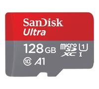 SanDisk Ultra 128GB microSDXC Card + SD Adapter - Full HD, 140MB/s, A1 App Performance, UHS-I, Class 10, U1, New