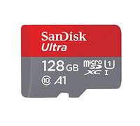 SanDisk Ultra microSDXC Memory Card + SD Adapter with A1 App Performance up to 100MB/s, Class 10, U1, FFP - 128GB