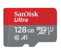 SanDisk Ultra 128GB microSDXC Memory Card + SD Adapter with A1 App Performance up to 100MB/s, Class 10, U1