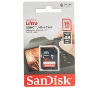 SanDisk Ultra 16GB SD SDHC Memory Flash Card UHS-I Class 10 Read Speed up to 48MB/s 320X SDSDUNB-016G-GN3IN Wholesale Lot