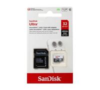 SanDisk Ultra 32 GB microSDHC Class 10 Memory Card up to 48 Mb/s - White/Grey
