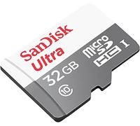 SanDisk Ultra 32 GB microSDHC Memory Card (Newest Version) up to 48 MB/s, Class 10