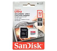 SANDISK ULTRA 32 GIGABYTE MICROSDHC MEMORY CARD