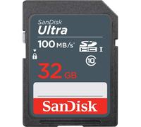 SanDisk Ultra 32GB SDHC Memory Card, up to 100MB/s, Class 10, Black/Grey New