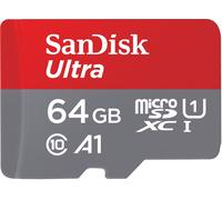 SanDisk Ultra - Flash memory card (microSDXC to SD adapter included) - 64 GB - A
