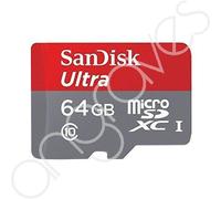 SanDisk Ultra 64 GB microSDXC UHS-I Class 10 Memory Card + Adapter up to 80 Mbps