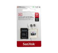 SanDisk Ultra 64 GB MicroSDXC UHS-I Memory Card with SD Adapter - Standard Packaging