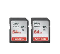 SanDisk Ultra 64GB 2-pack SDXC UHS-I Class 10 Memory Card