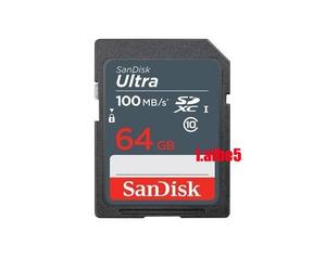 SanDisk Ultra 64GB SD SDXC Memory Card Class 10 100MB/s Genuine