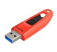 SanDisk Ultra 64GB USB Flash Drive USB 3.0 up to 130MB/s Read | USB Memory Stick, For Laptops, Computers, Desktops, Up to 4X Faster than standard USB 2.0, USB 3.0 Enabled, Retractable