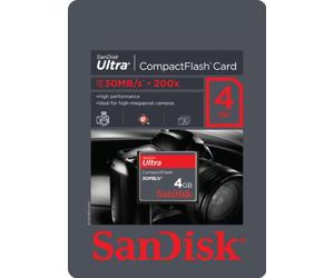 Sandisk Ultra CF 4096.0 MB CompactFlash card 4096 MB