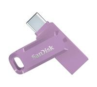 SANDISK Ultra Dual Drive Go, USB Type-C & Type-A Flash Drive 256GB (Memory stick up to 400MB/s, Reversible Type-C and Type-A connectors for Android Smartphone, Tablets and Mac) Lavender