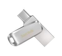 SANDISK Ultra Dual Drive Luxe 256GB, USBC+USBA, Up to 150MB/s Read Speeds