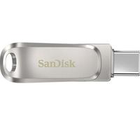 SanDisk 128GB Ultra Dual Drive Luxe Type-A/C Flash Drive, USB 3.1, Gen1, 150MB/s