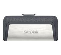 SanDisk Ultra 128 GB Dual Type-C USB 3.1 Flash Drive, Silver