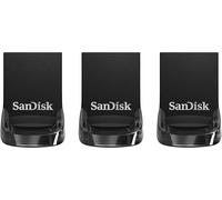 SanDisk Ultra Fit 32GB USB 3.1 Flash Drive up to 130MB/s read - Triple Pack