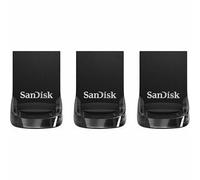 SanDisk Ultra Fit 32GB USB 3.1 Flash Drive with up to 130MB/s Read Speed - Pack of 3