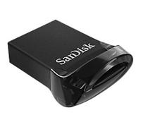 SanDisk Ultra Fit Flash Drive 32 GB USB Type-A Black Pack of 3