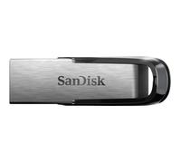 SanDisk Ultra Flair 128GB, USB 3.0, 150MB/s Read, Durable, Sleek Metal Casing, Silver/Black, New