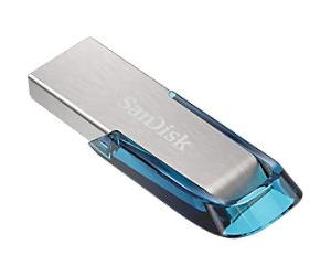 SanDisk Ultra Flair Flash Drive 32 GB USB 3.0 Type-A Blue SDCZ73-032G-G46B