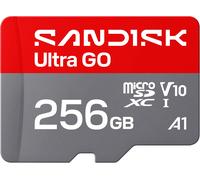 SANDISK Ultra Go UHS-I microSD Card, Up to 190MB/s, Full HD Video, Memory Card for Android Smartphones, Tablets (256, GB)